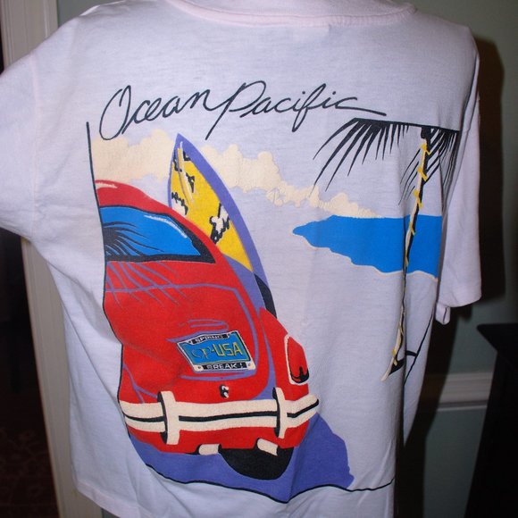 Like New Vintage Early 80s OP T-Shirt - Picture 2 of 4